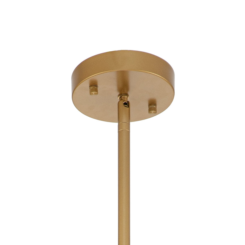10-Light Geometric Sputnik Sunburst Chandelier