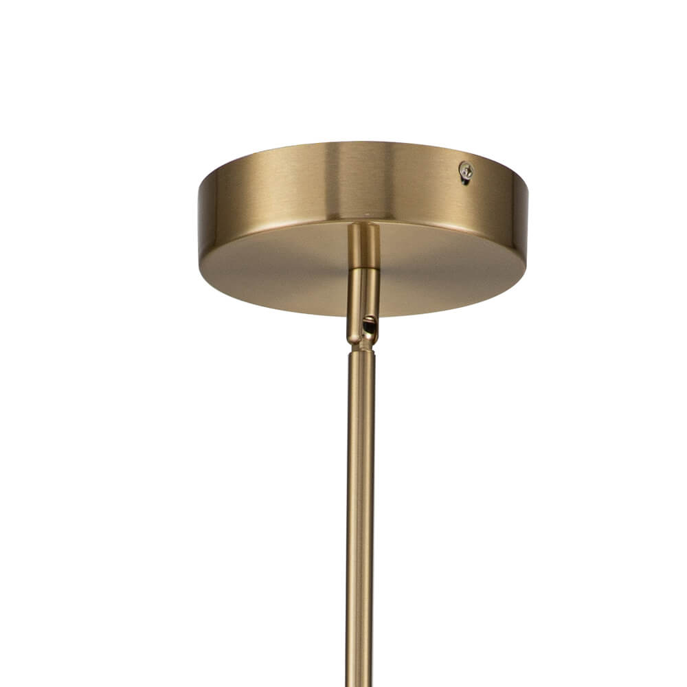 3-Light LED Tube Sputnik Chandelier