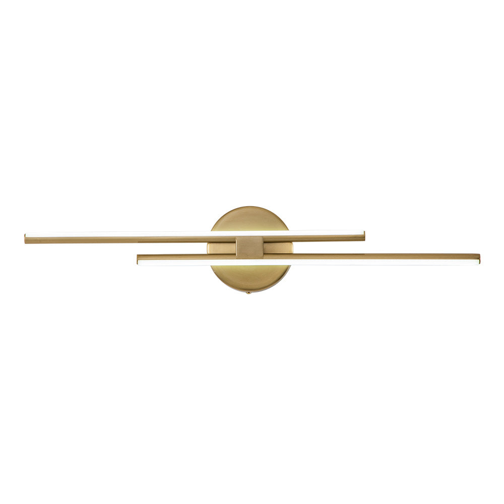 Contemporary Dimmable Linear LED Semi Flush Mount Light