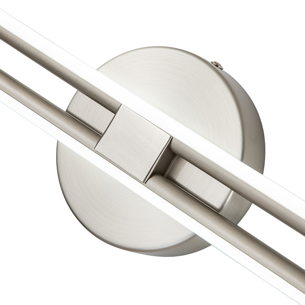 Contemporary Dimmable Linear LED Semi Flush Mount Light