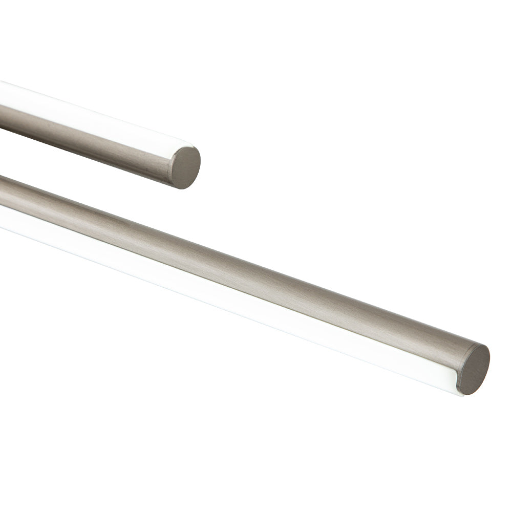 Contemporary Dimmable Linear LED Semi Flush Mount Light