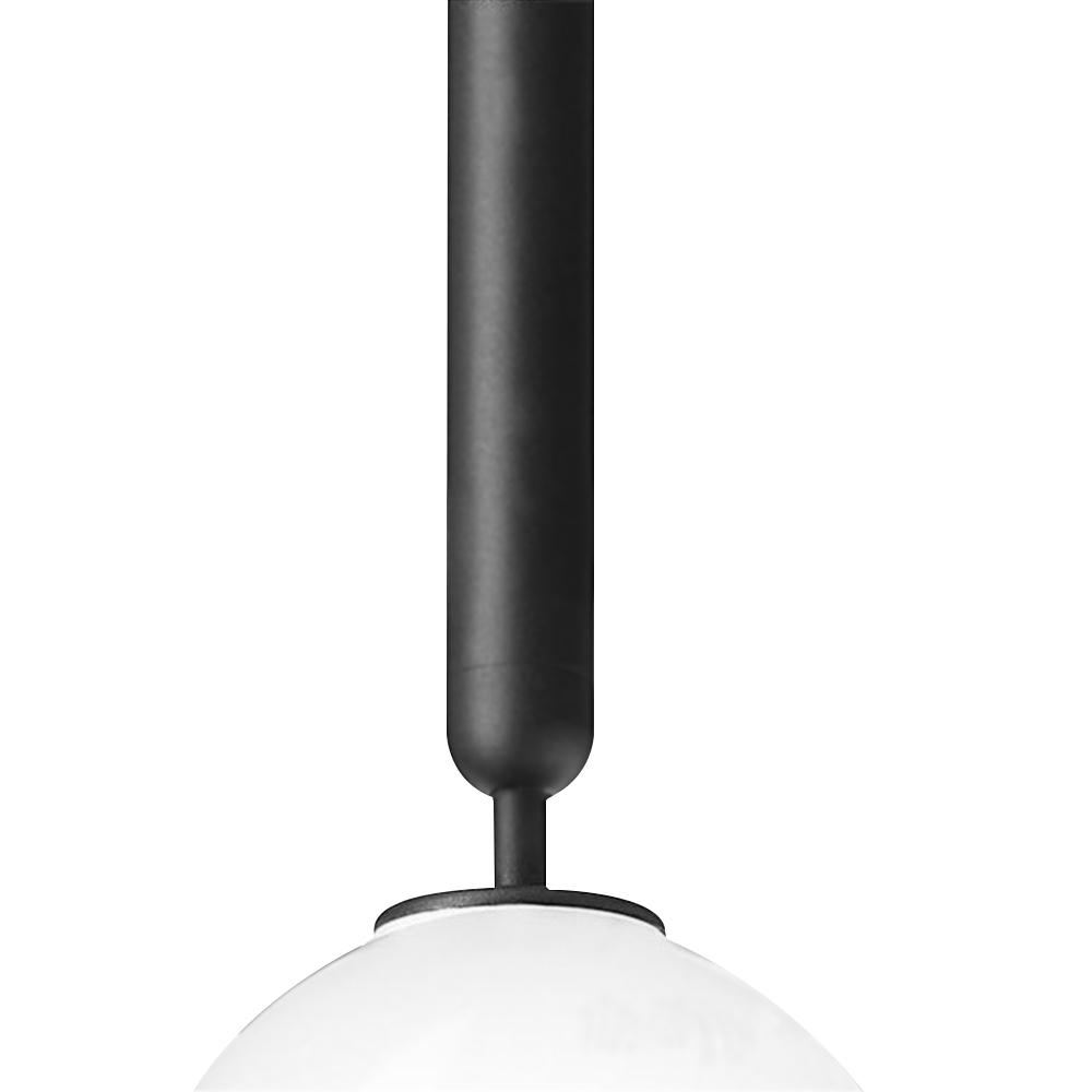 Mid-century 1-light Glass Globe Pendant Light