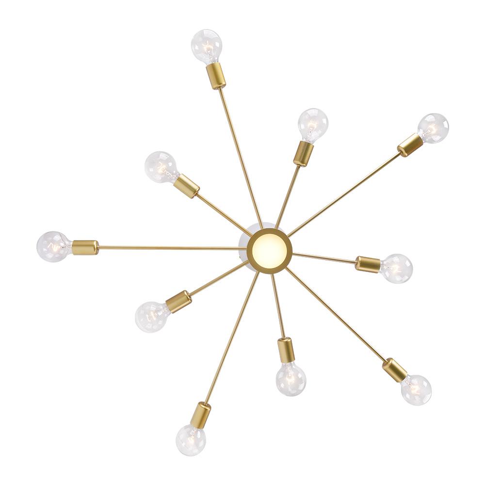 Mid-Century Flush Mount Sputnik Ceiling Light