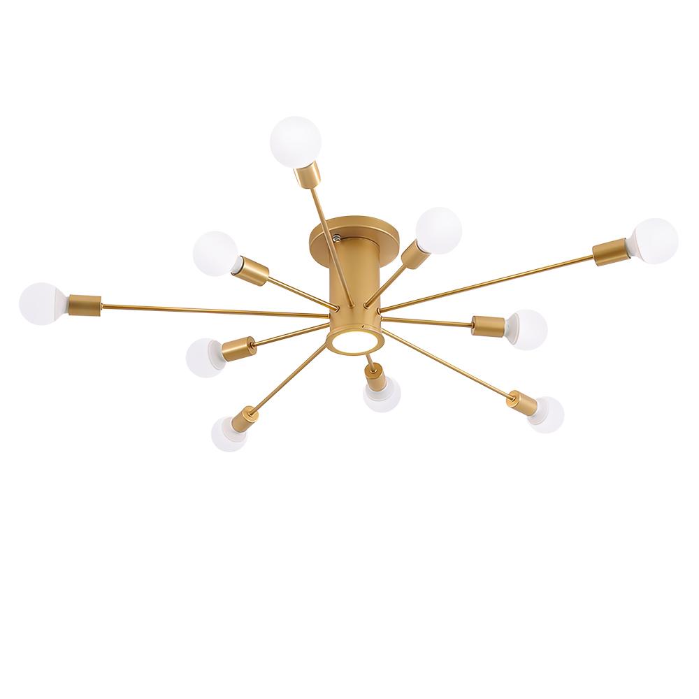 Mid-Century Flush Mount Sputnik Ceiling Light