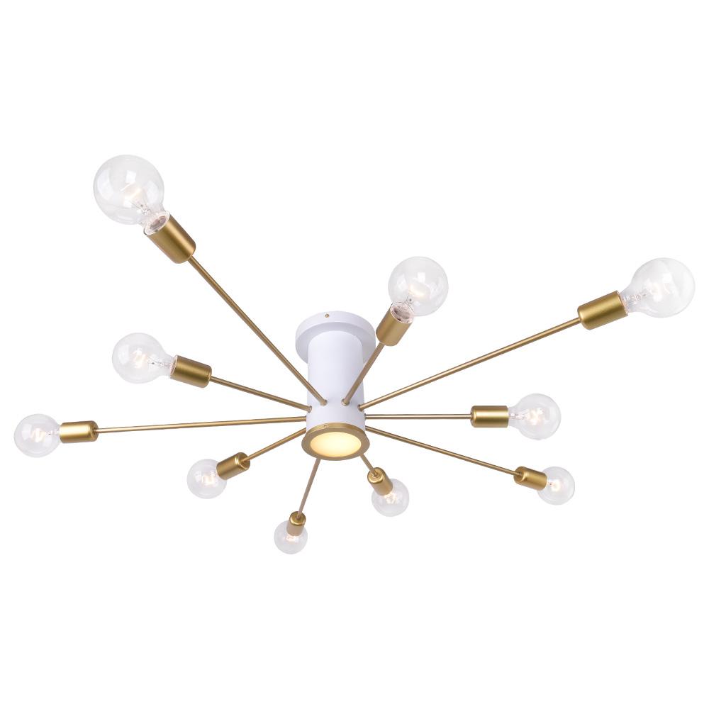 Mid-Century Flush Mount Sputnik Ceiling Light