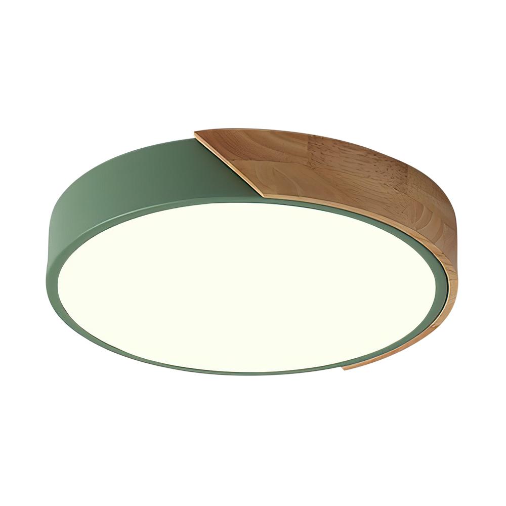 Minimalist LED Flush Mount Drum Light