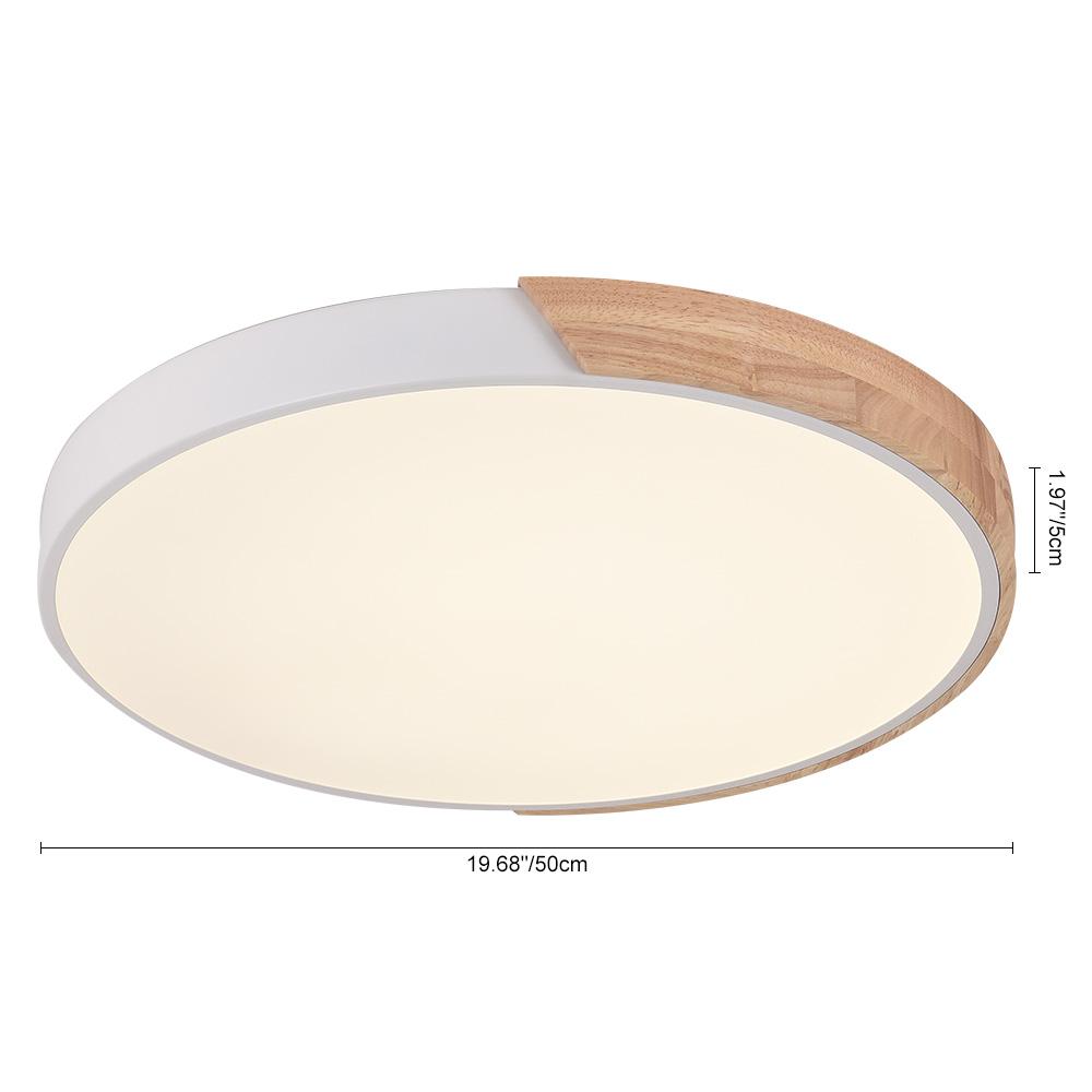 Minimalist LED Flush Mount Drum Light