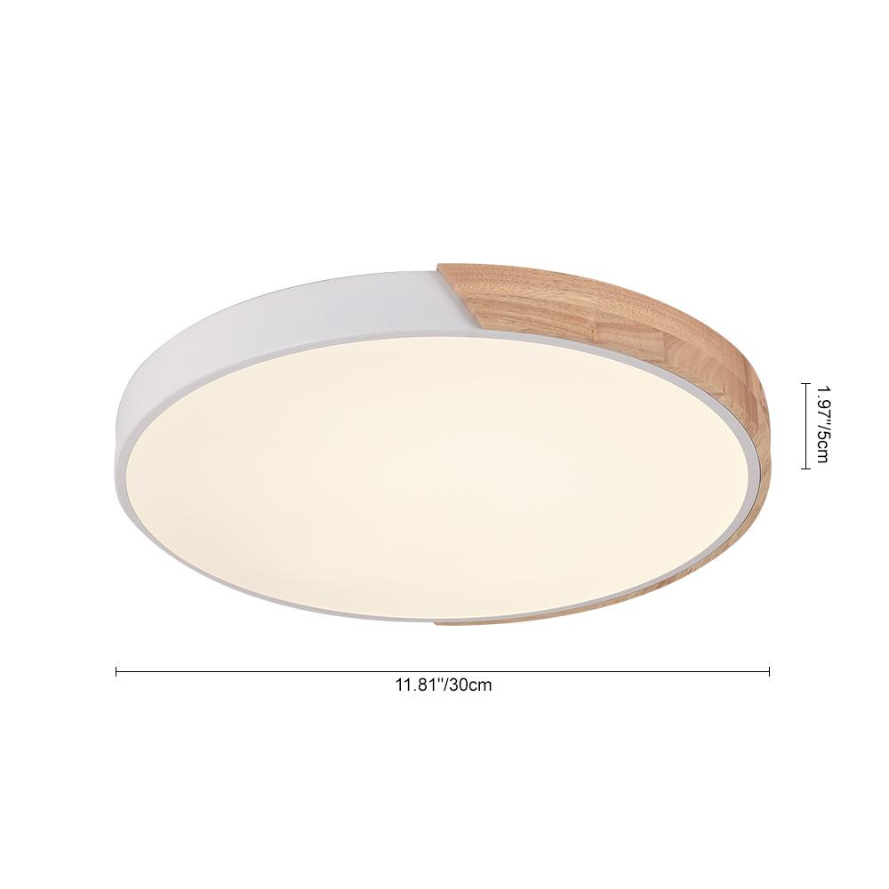 Minimalist LED Flush Mount Drum Light