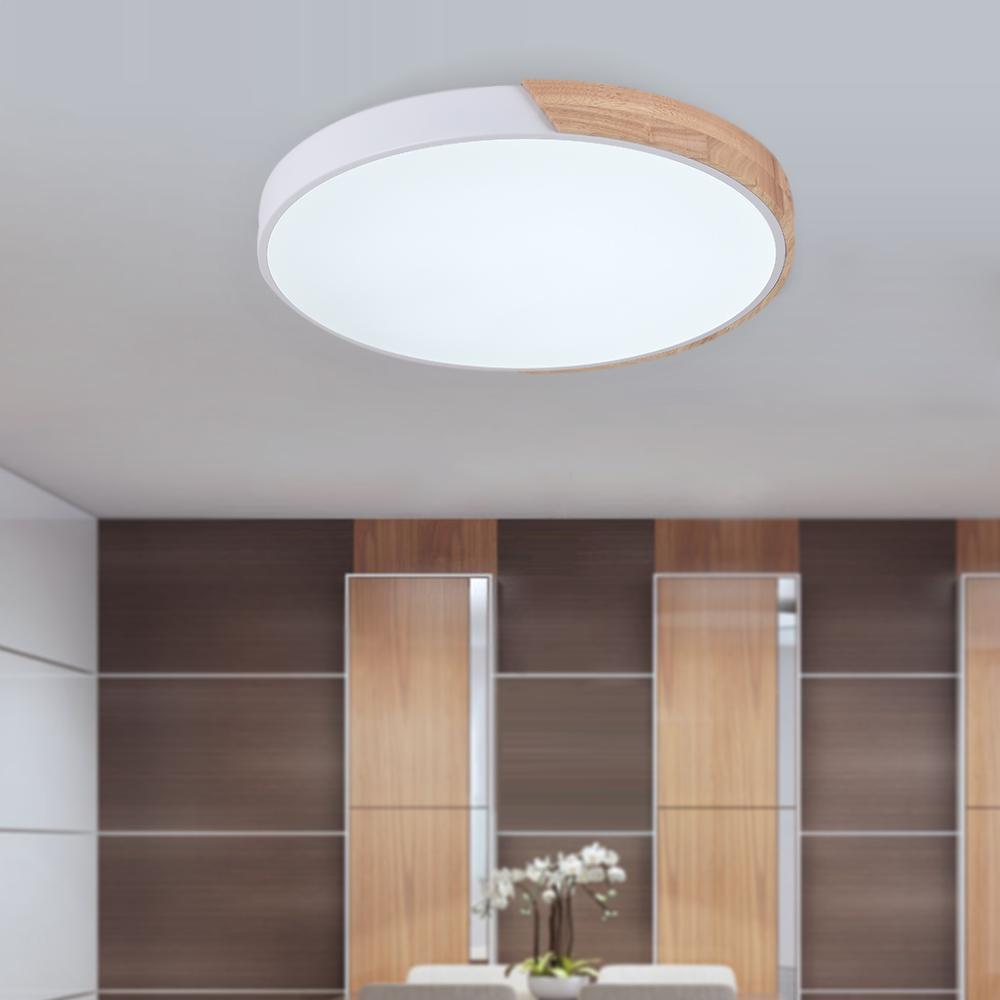 Minimalist LED Flush Mount Drum Light