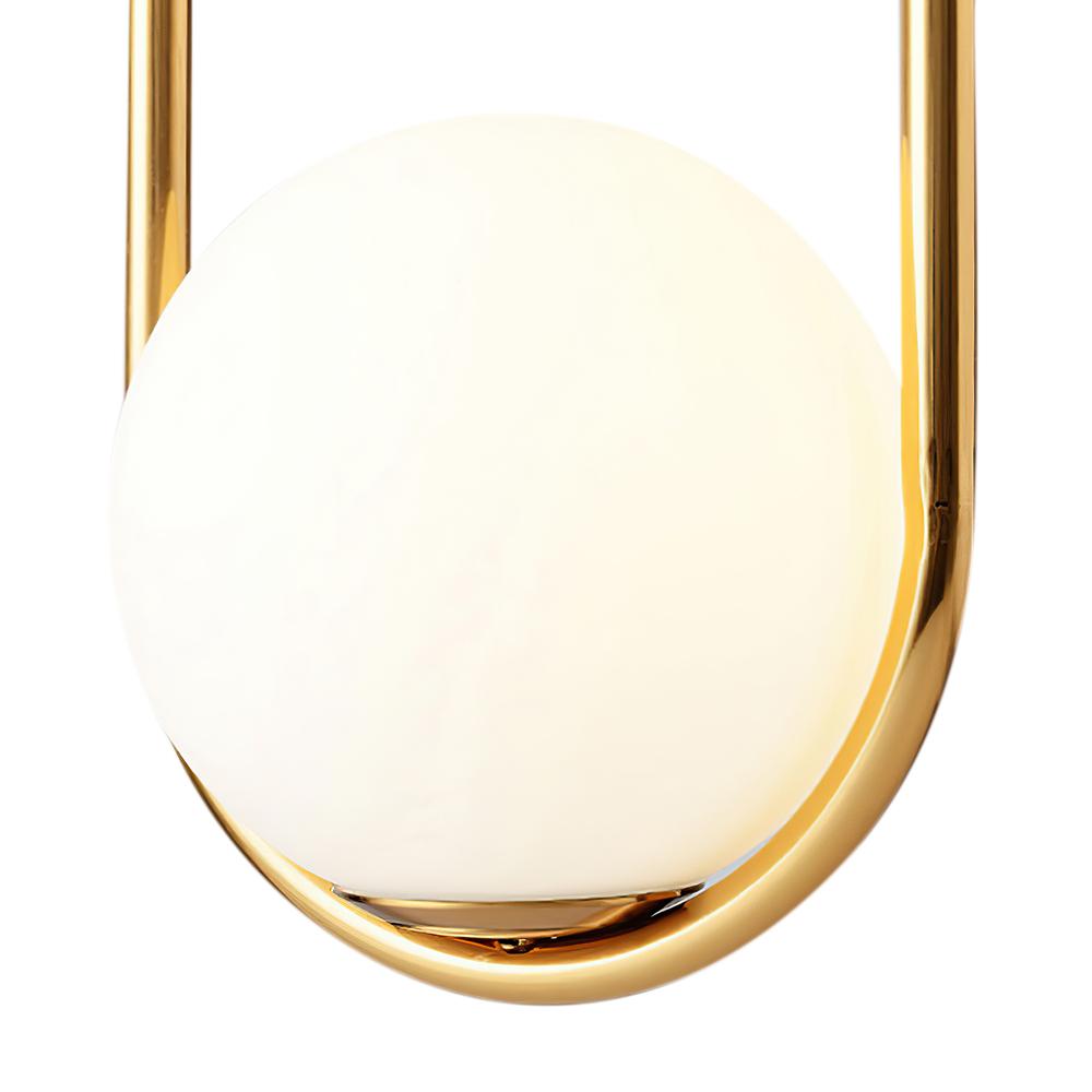 Modern 1-ring Globe Pendant Light