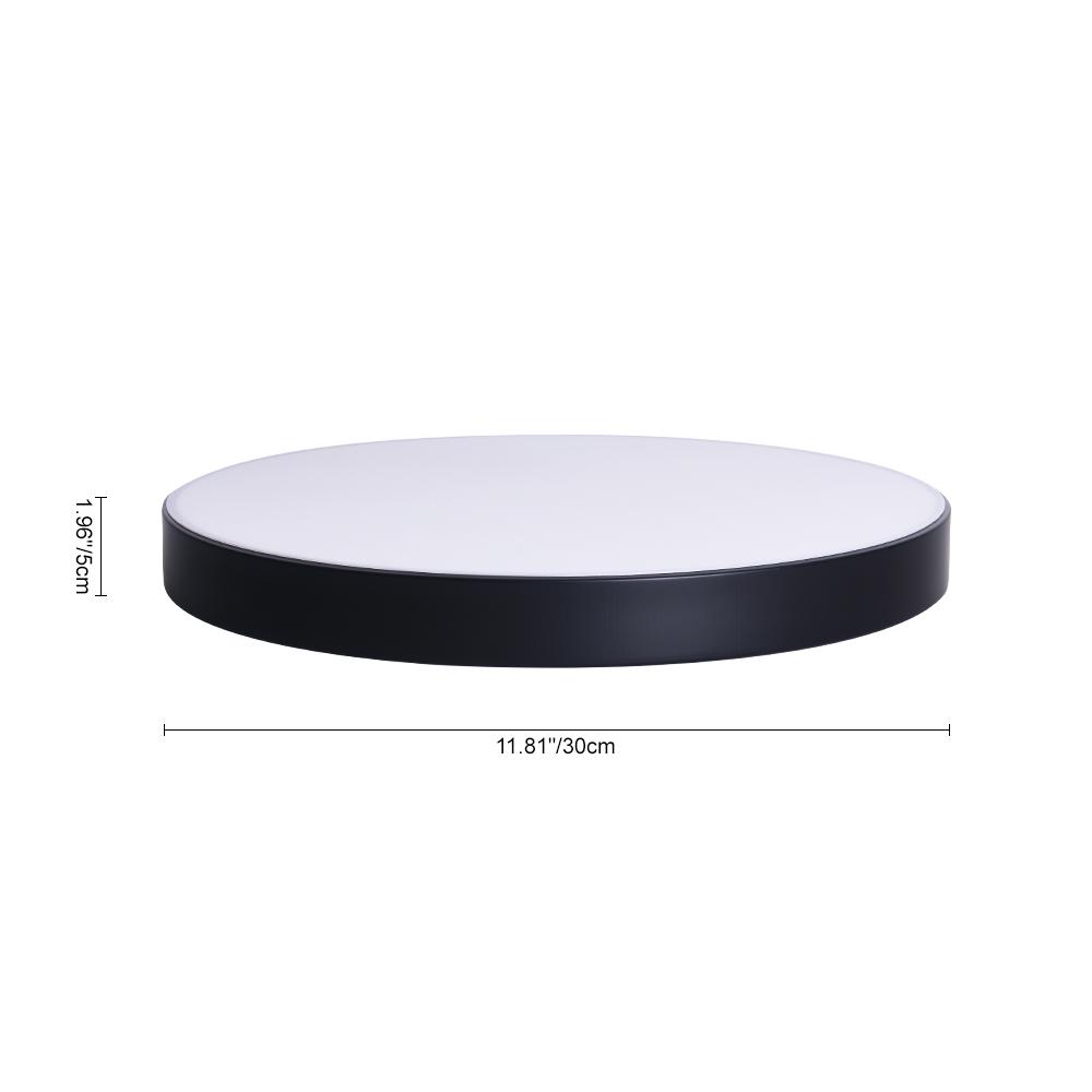 Minimalist LED Drum Flush Mount Ceiling Light