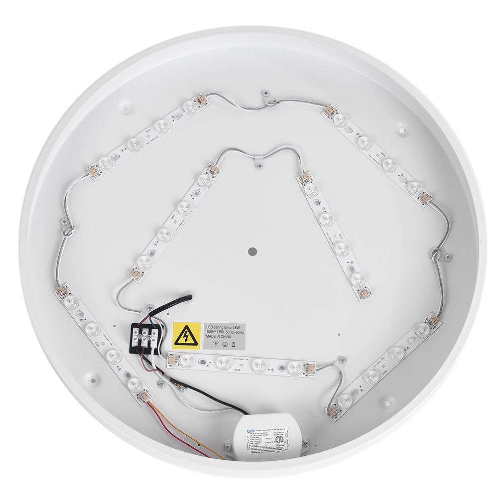 Minimalist LED Drum Flush Mount Ceiling Light