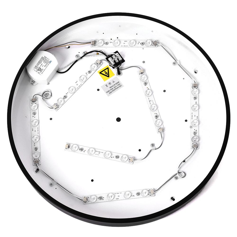 Minimalist LED Drum Flush Mount Ceiling Light