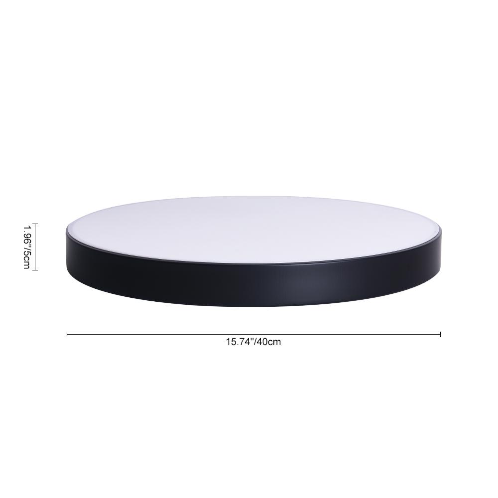 Minimalist LED Drum Flush Mount Ceiling Light