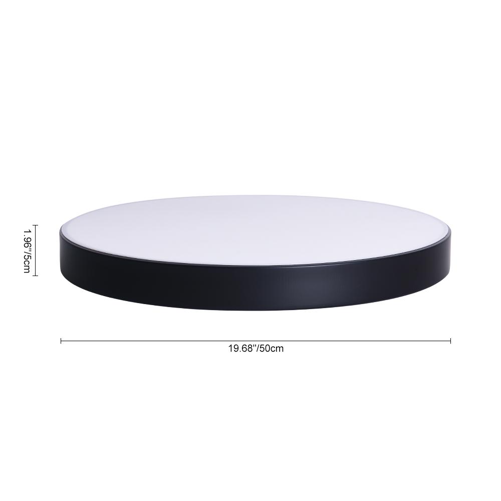 Minimalist LED Drum Flush Mount Ceiling Light