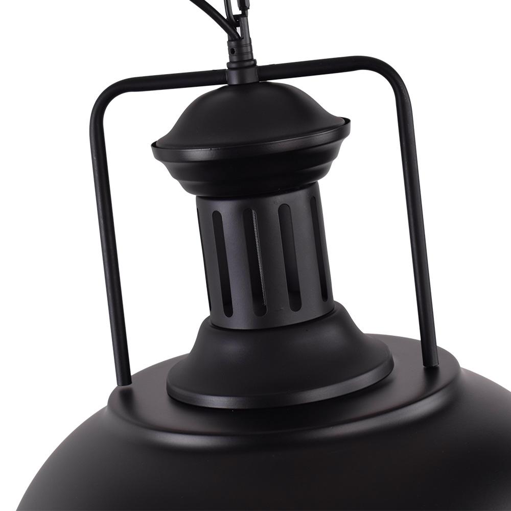 1-Light Industrial Dome Pendant Light