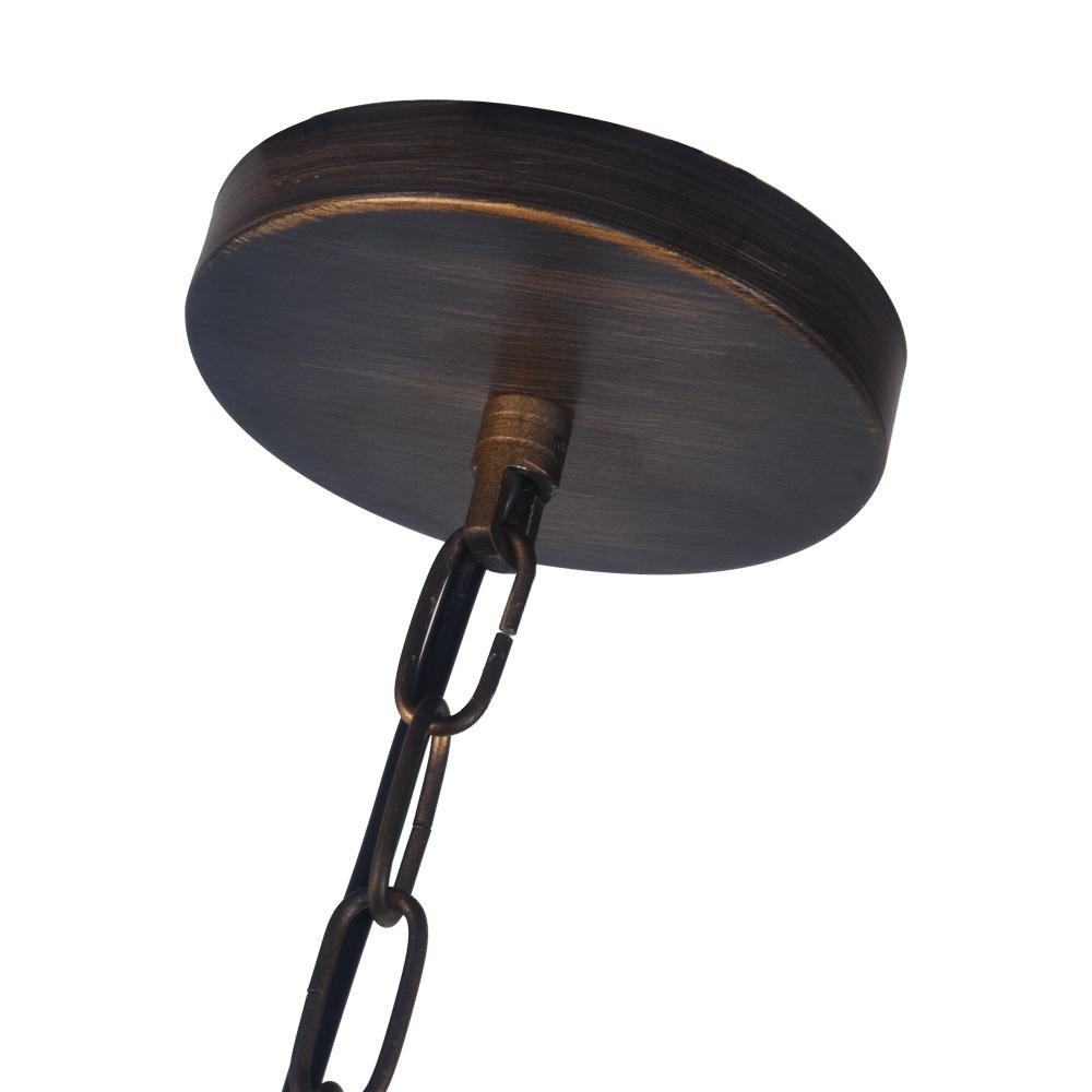 1-Light Industrial Dome Pendant Light