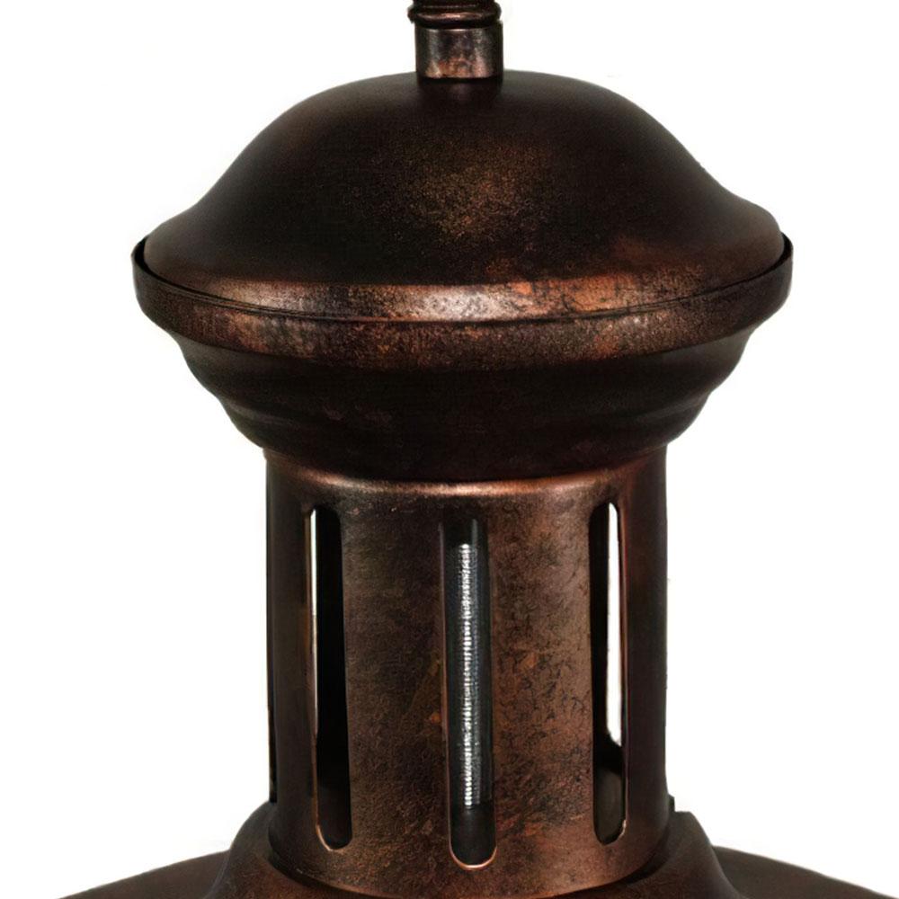 1-Light Industrial Dome Pendant Light