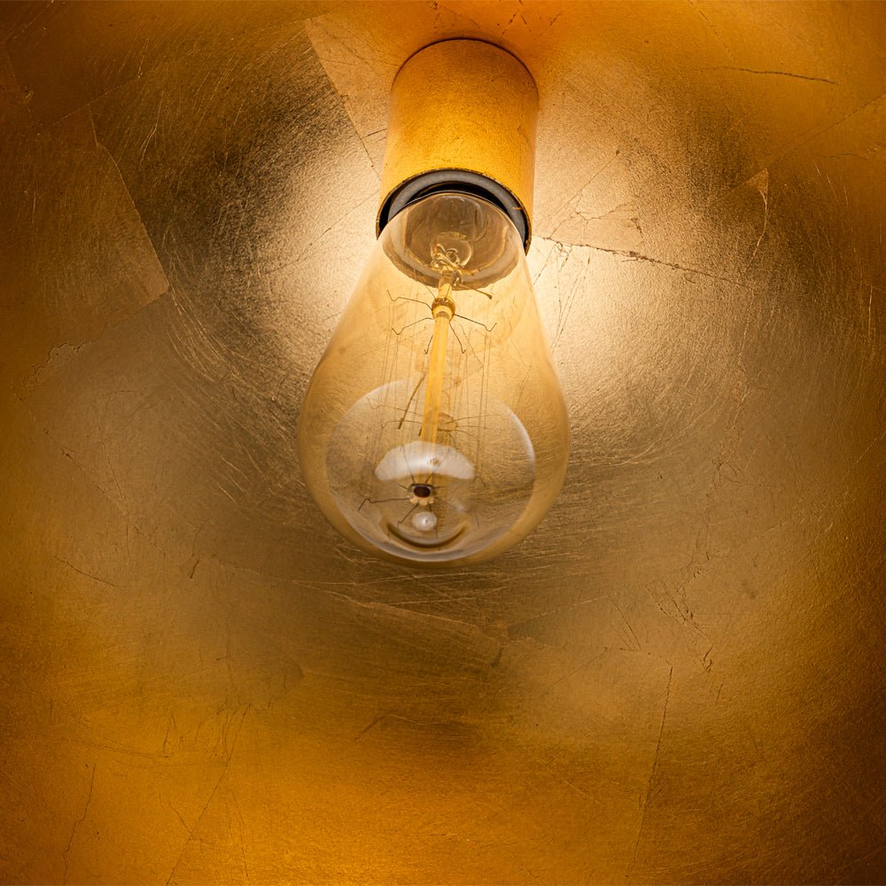 1-Light Industrial Limestone Style Metal Dome Pendant