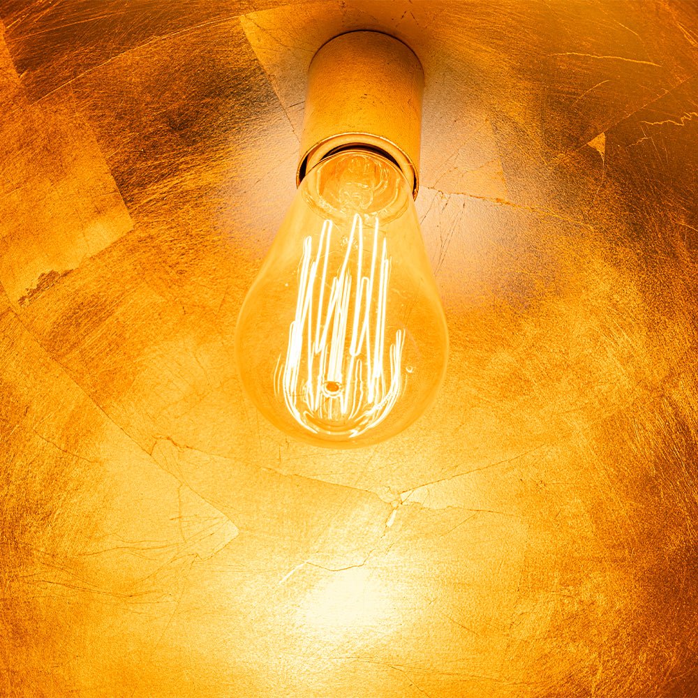 1-Light Industrial Limestone Style Metal Dome Pendant