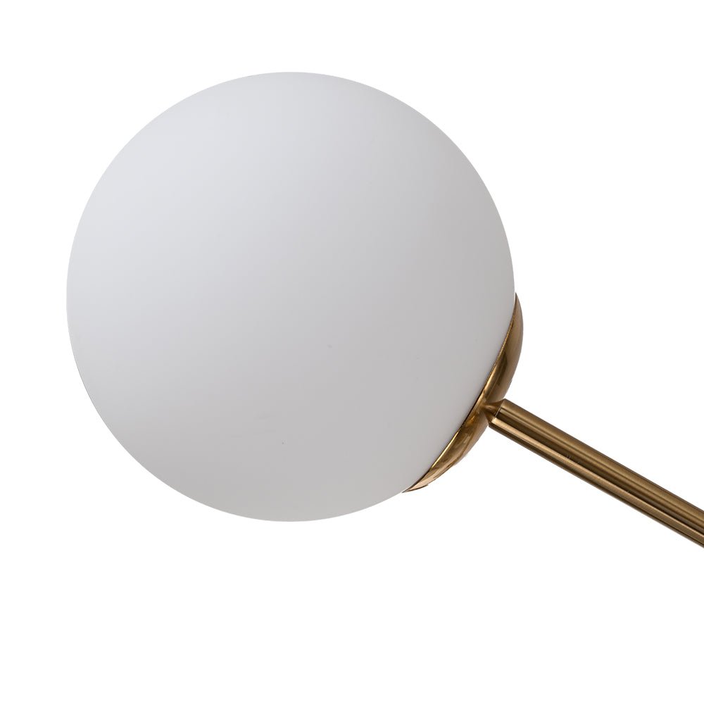 16-Light Frosted Glass Globe Bubble Sputnik Chandelier