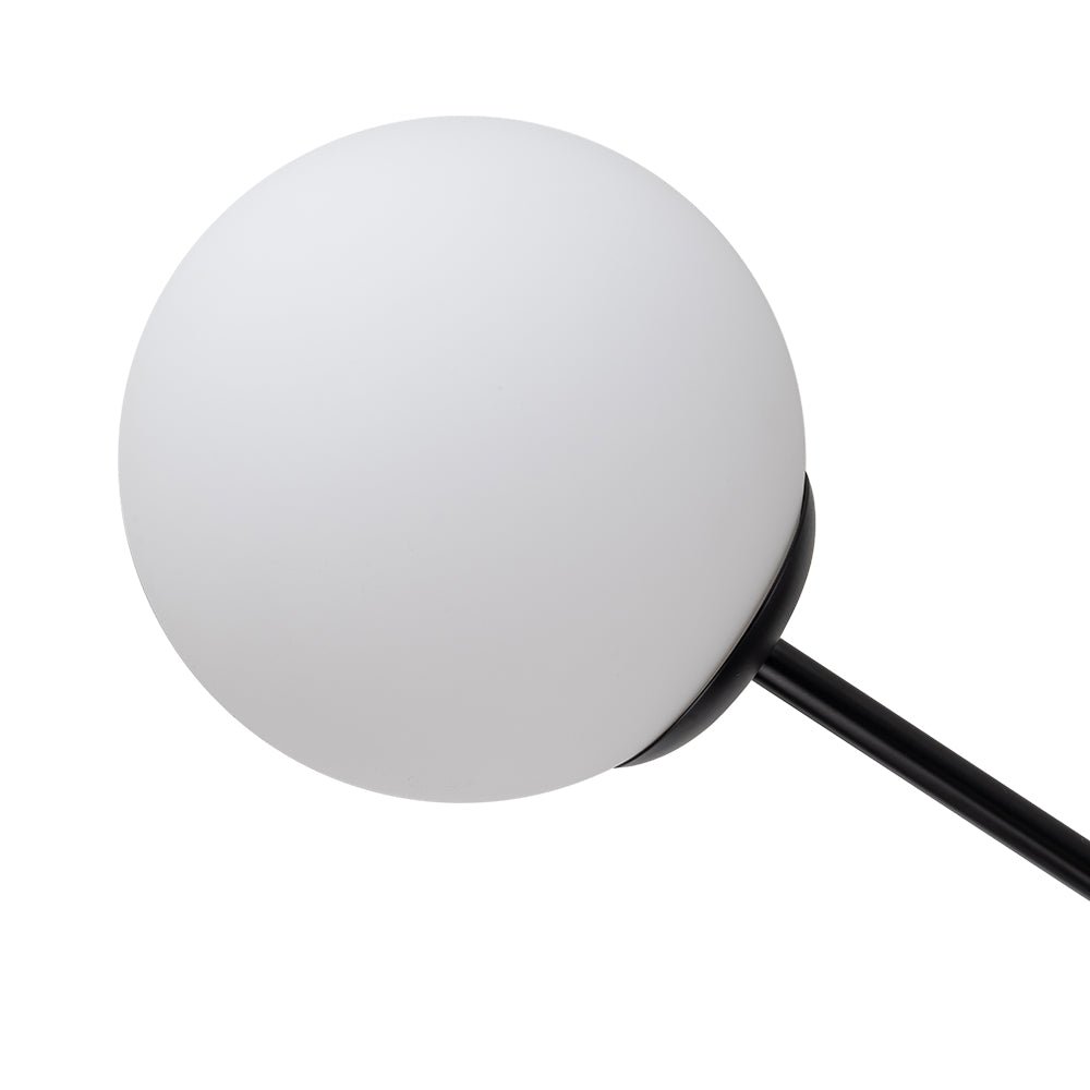 16-Light Frosted Glass Globe Bubble Sputnik Chandelier