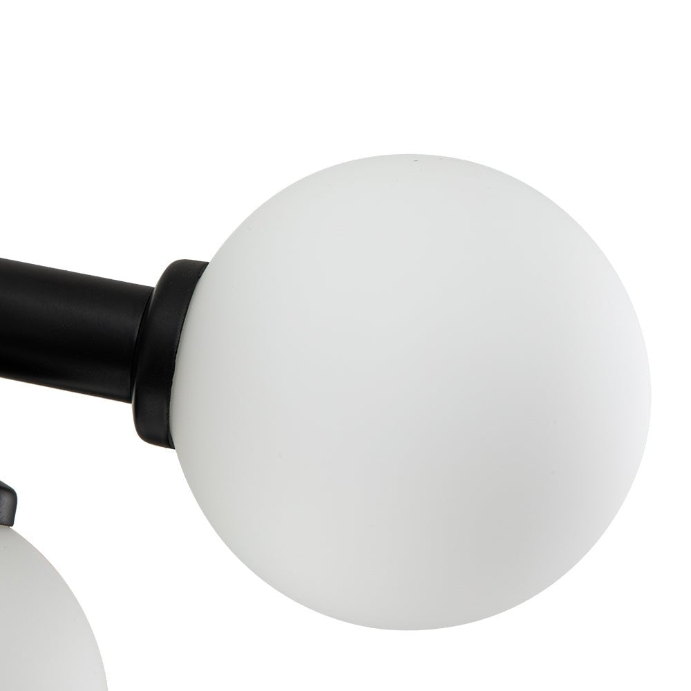 (OpenBox) 16-Light Milky White Glass Globe Linear Sputnik Chandelier