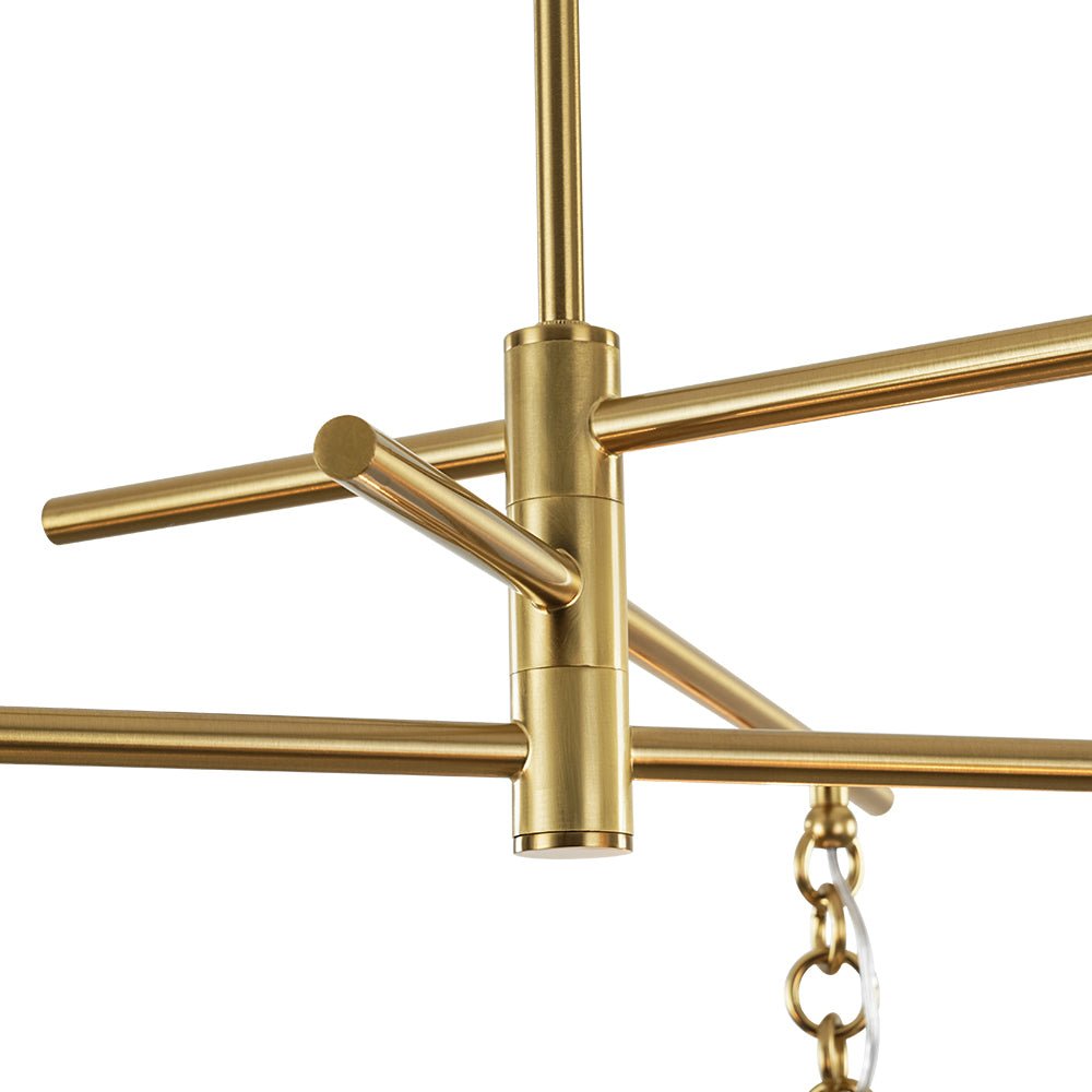 3-light Adjustable Gradual White Glass Globe Sputnik Chandelier
