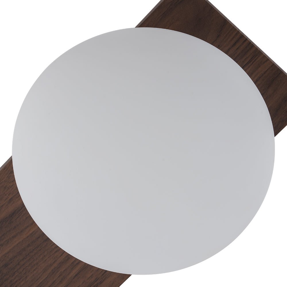 3-Light Dimmable LED Rustic Linear Flush Mount Light