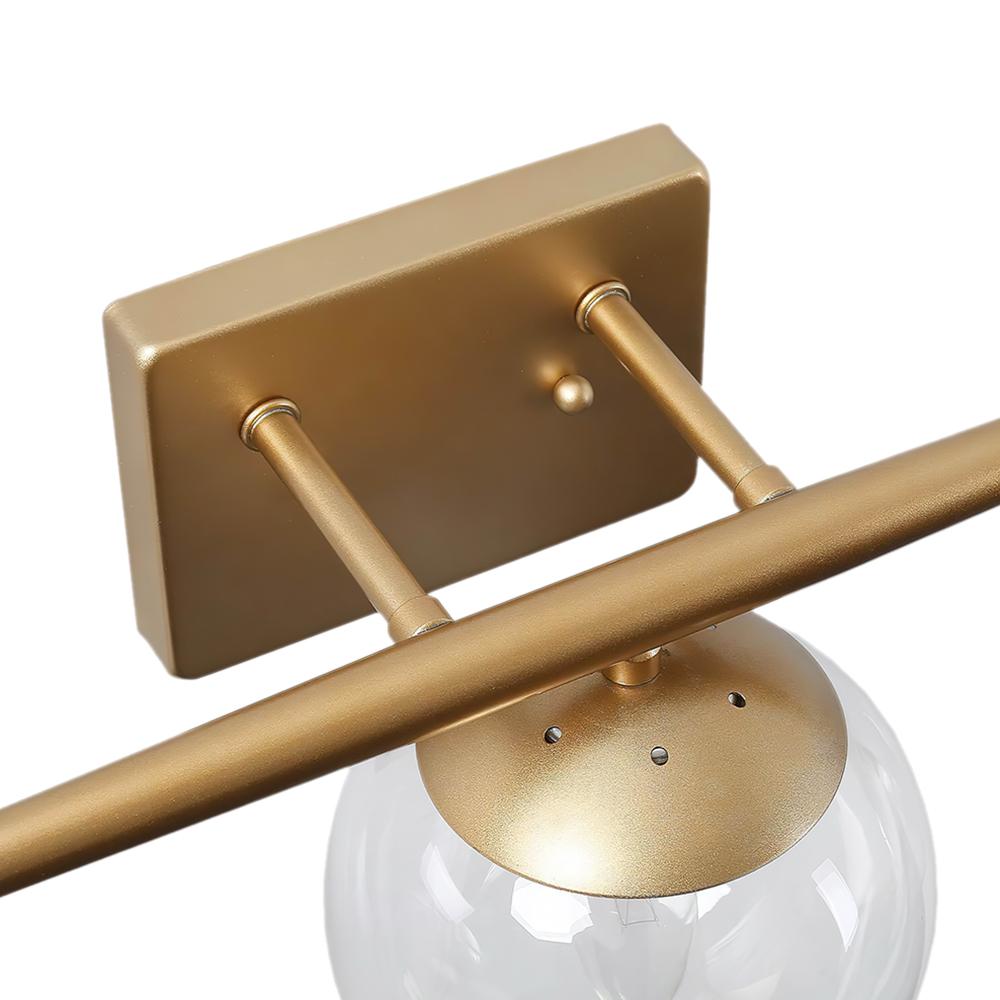 3-light Globe Vanity Wall Light