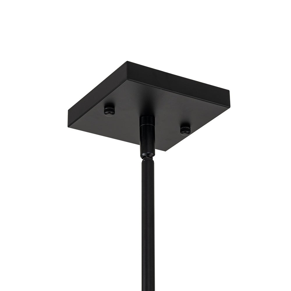 4-Light Candle Style Square Lantern Pendant Light