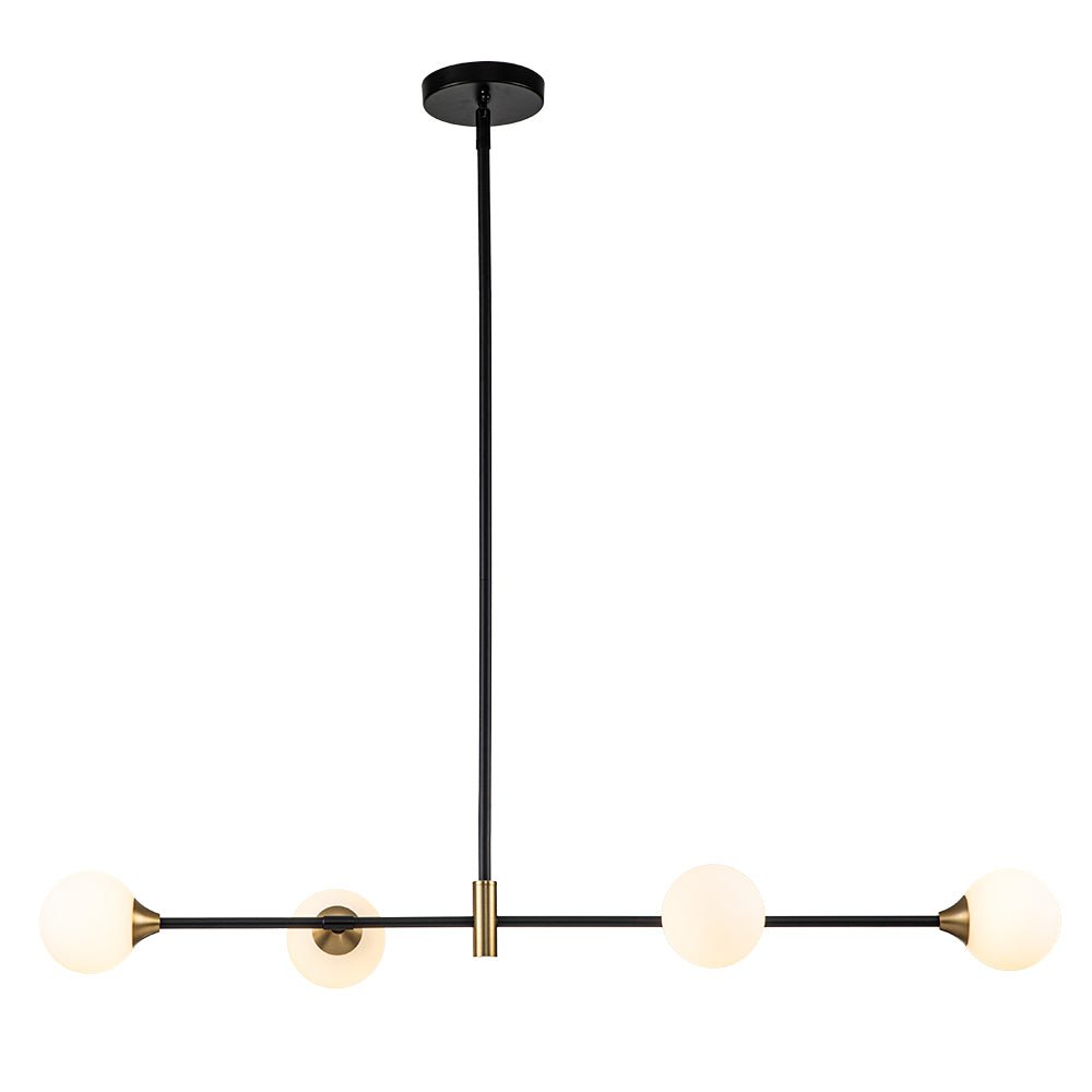 (OpenBox) 4-Light Opal Glass Globe Kitchen Island Pendant