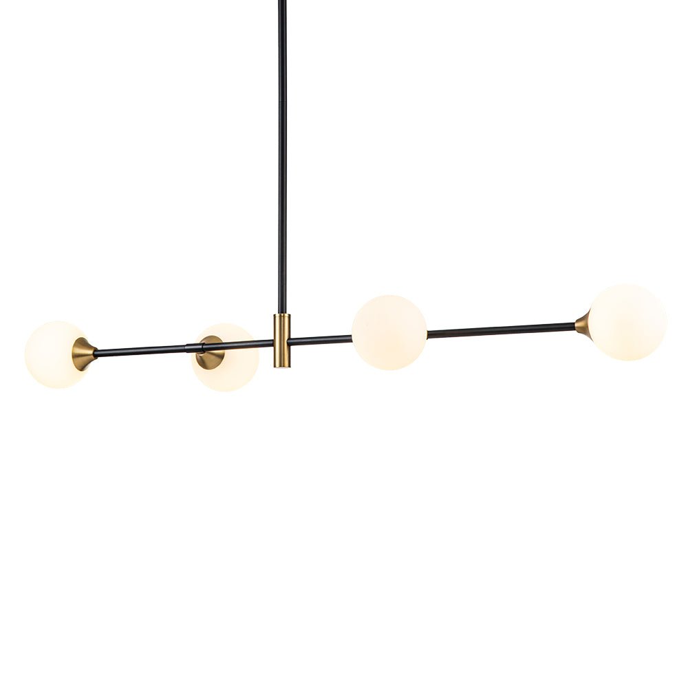 (OpenBox) 4-Light Opal Glass Globe Kitchen Island Pendant