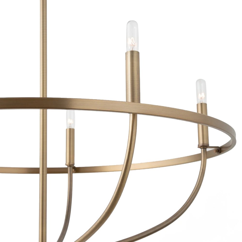 6-Light Round Candle Style Chandelier