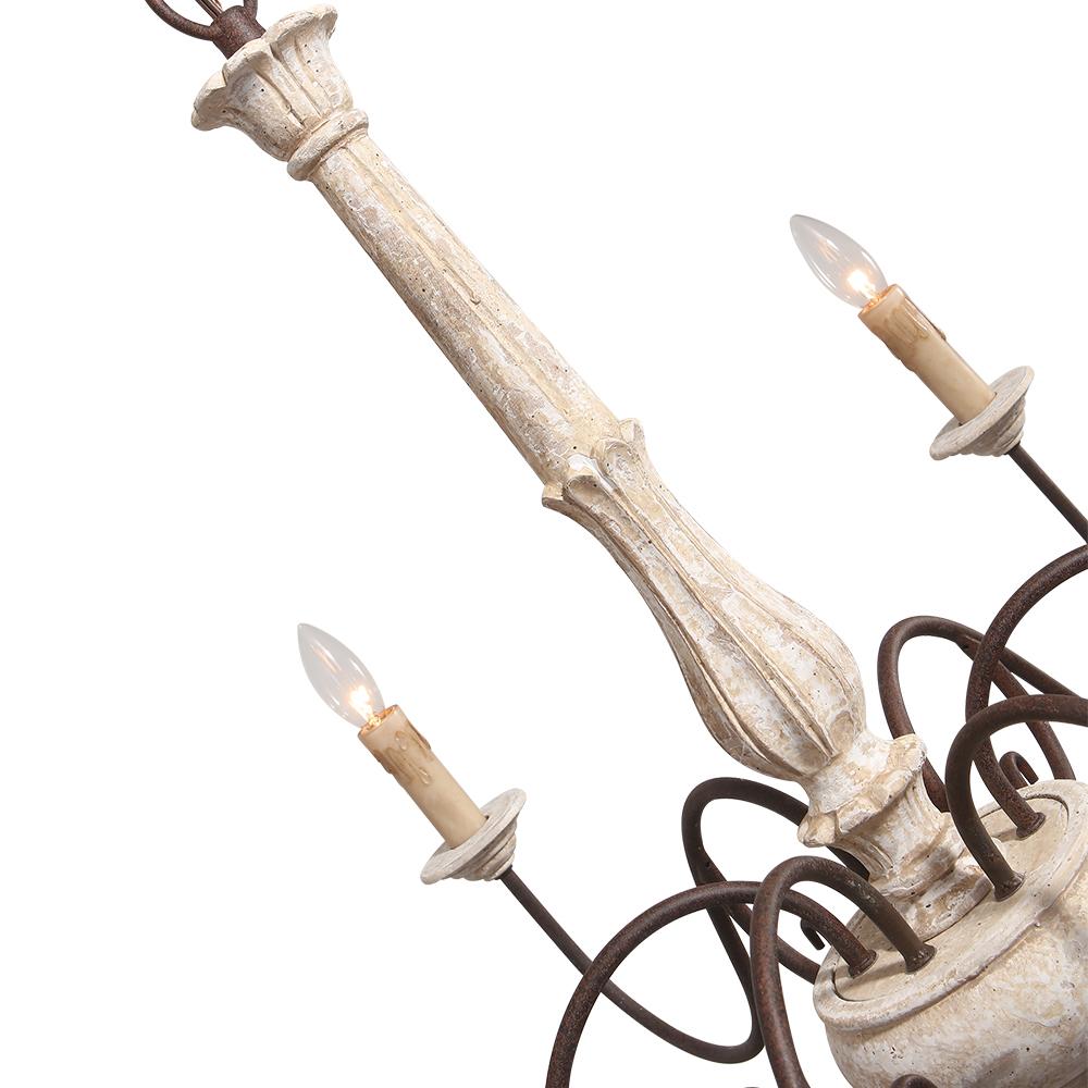 Candle Style Shabby Chic Chandelier