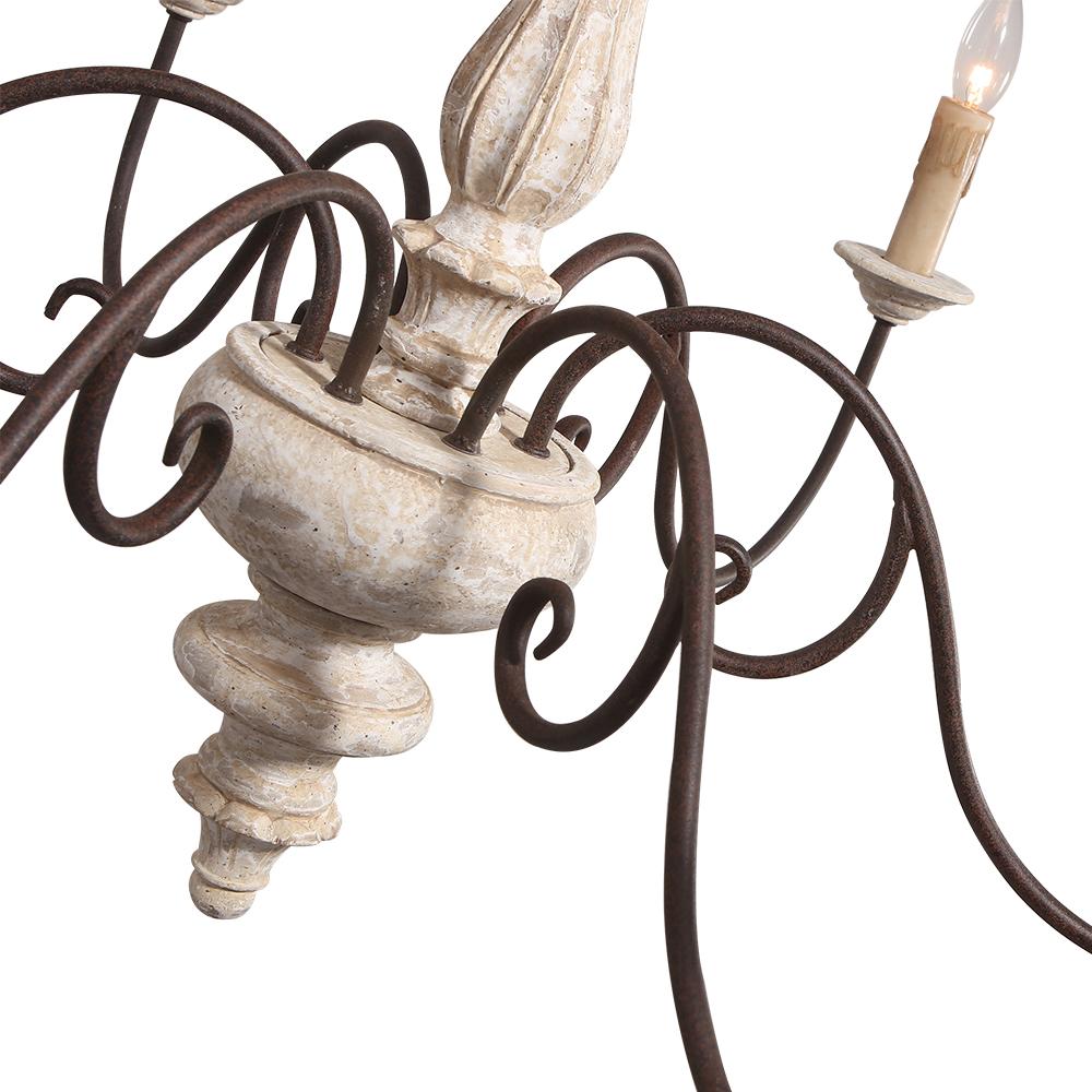 Candle Style Shabby Chic Chandelier