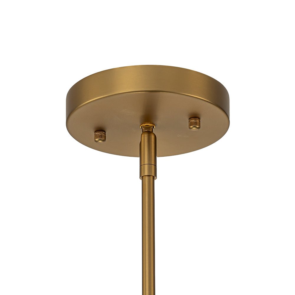 Celestial Glass Globe Sputnik Chandelier - Adjustable Linear Arm