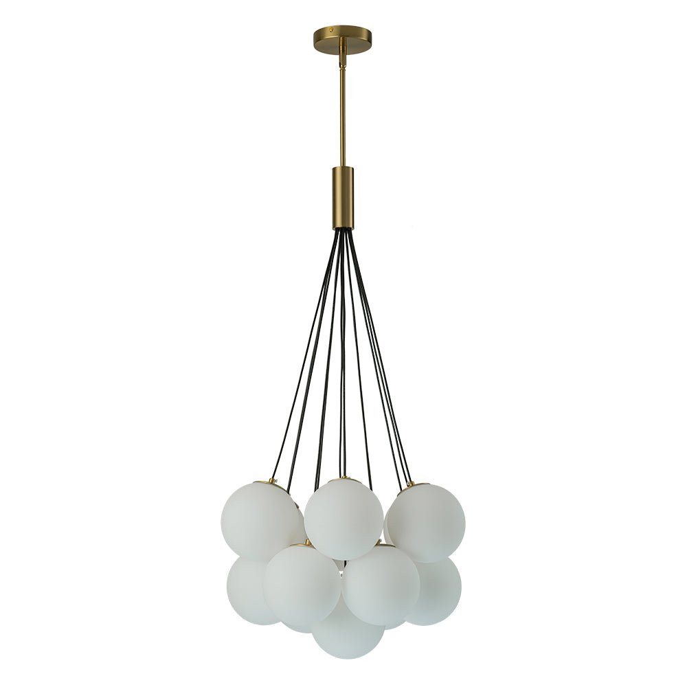 Cloud Style Opal Glass Cluster Bubble Chandelier Pendant Light