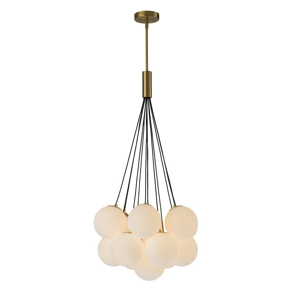 Cloud Style Opal Glass Cluster Bubble Chandelier Pendant Light