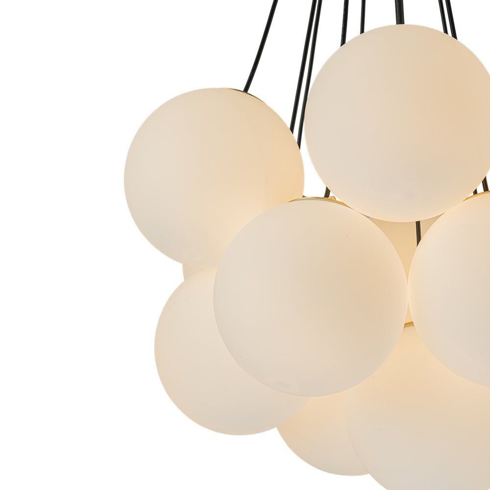Cloud Style Opal Glass Cluster Bubble Chandelier Pendant Light