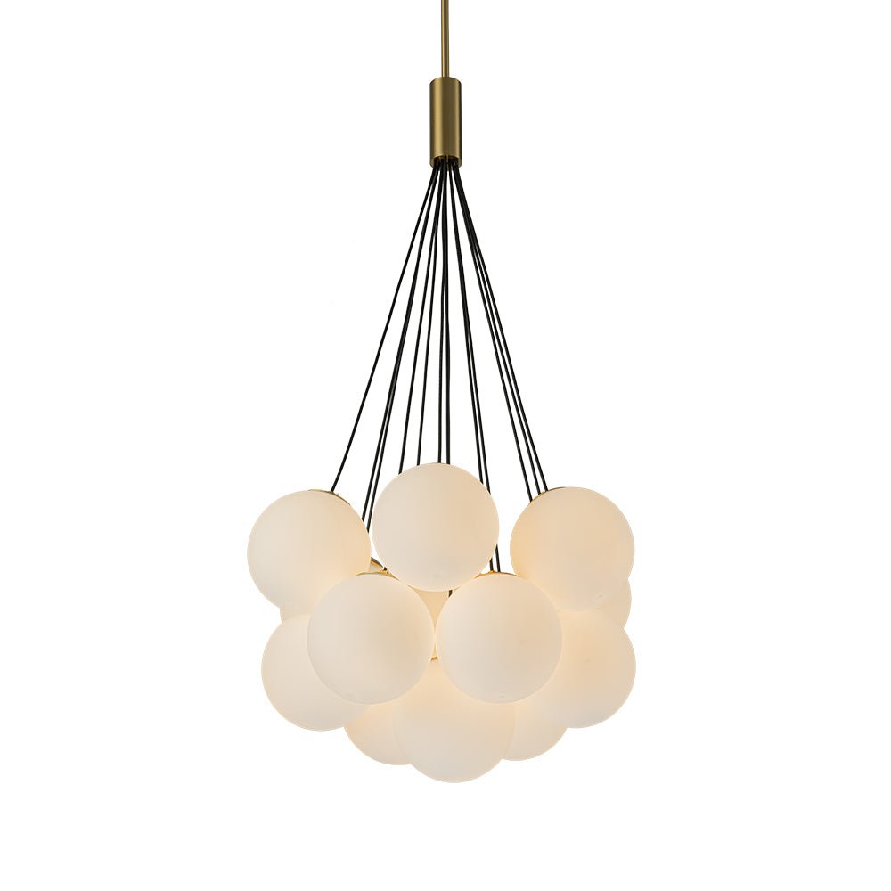 Cloud Style Opal Glass Cluster Bubble Chandelier Pendant Light