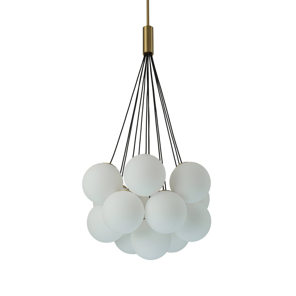 Cloud Style Opal Glass Cluster Bubble Chandelier Pendant Light