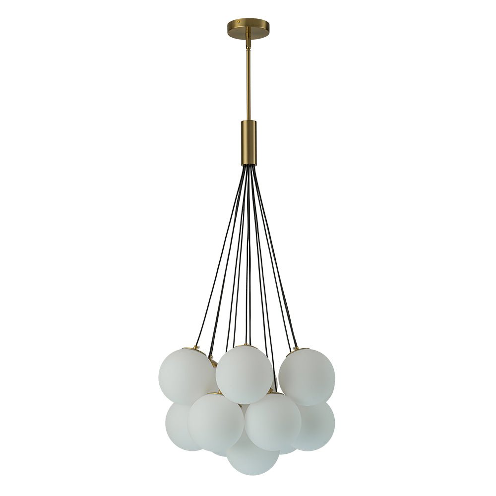 Cloud Style Opal Glass Cluster Bubble Chandelier Pendant Light