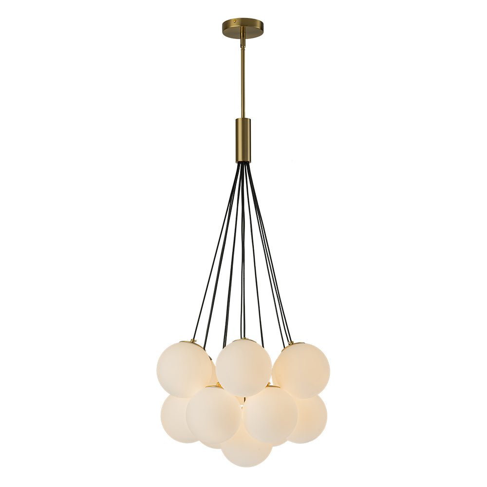 Cloud Style Opal Glass Cluster Bubble Chandelier Pendant Light