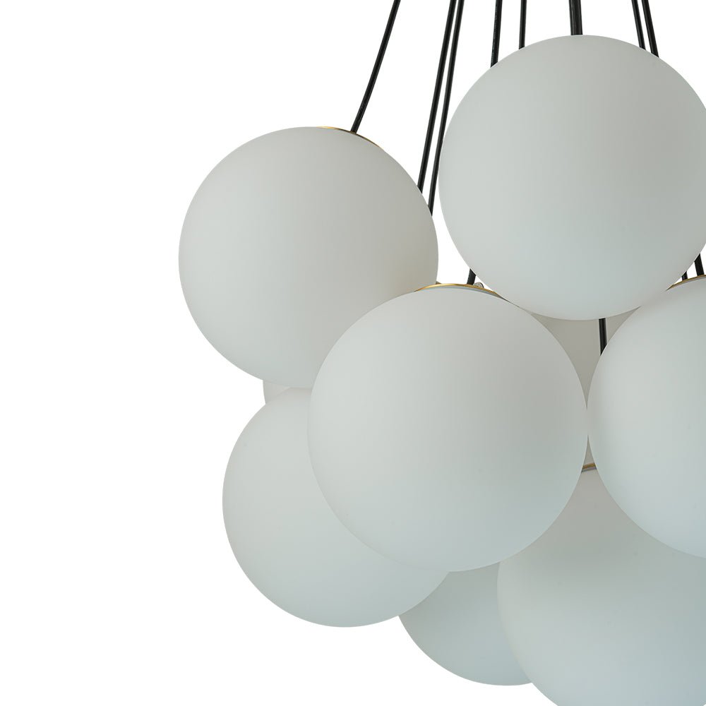 Cloud Style Opal Glass Cluster Bubble Chandelier Pendant Light