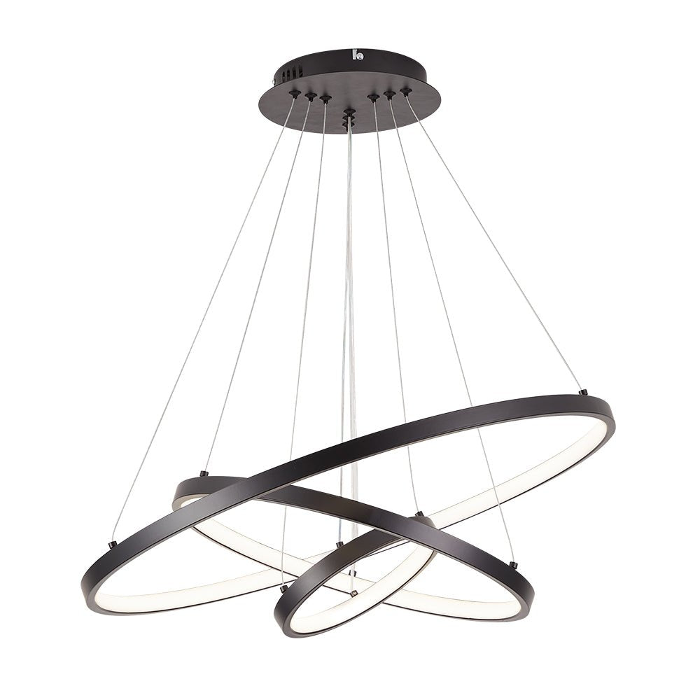 Contemporary Adjustable 3-Tier LED Circle Light