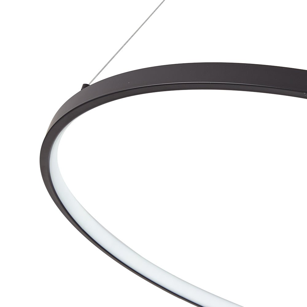 Contemporary Adjustable 3-Tier LED Circle Light