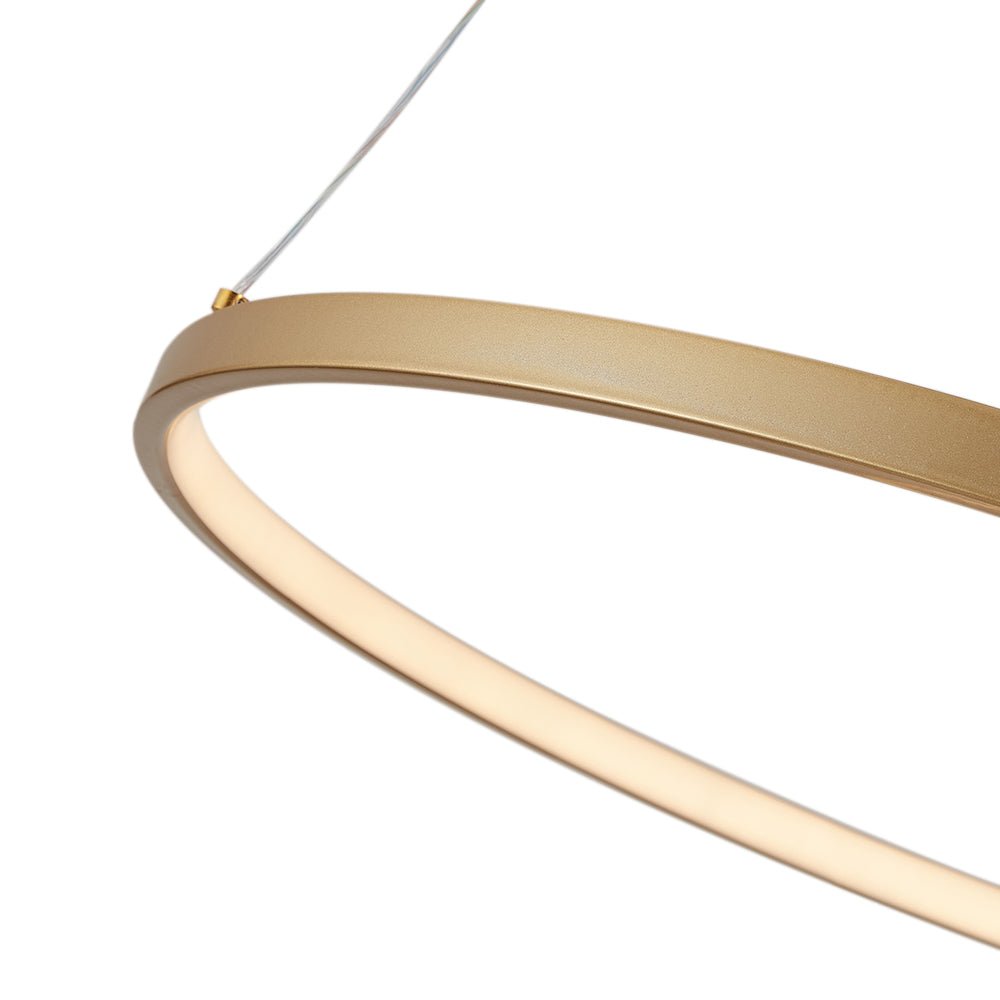 Contemporary Adjustable 3-Tier LED Circle Light