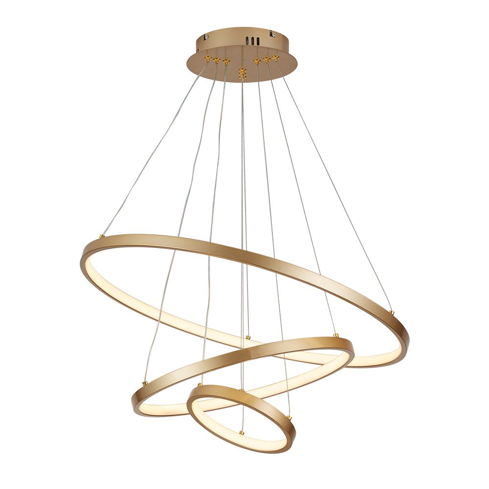 Contemporary Adjustable 3-Tier LED Circle Light