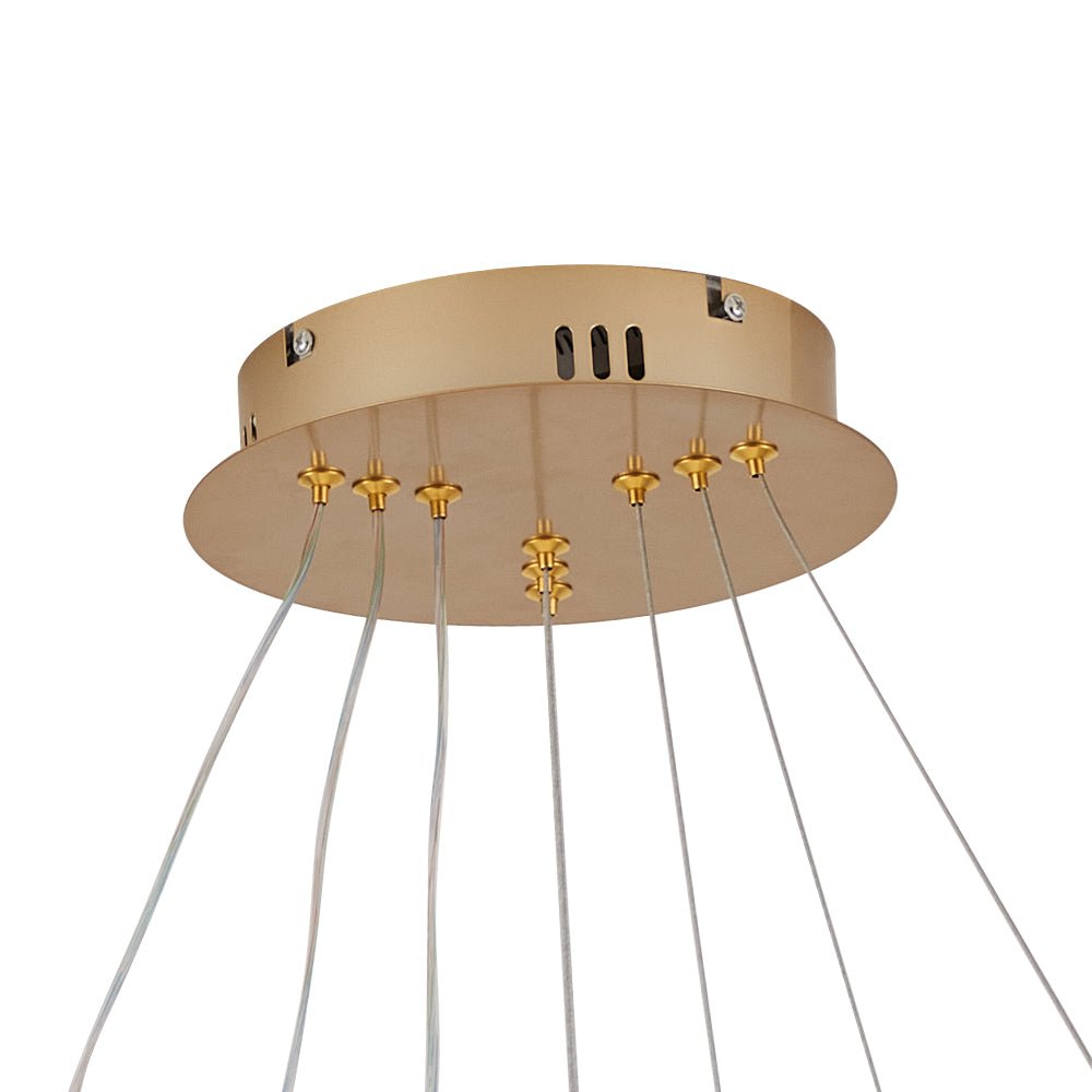 Contemporary Adjustable 3-Tier LED Circle Light